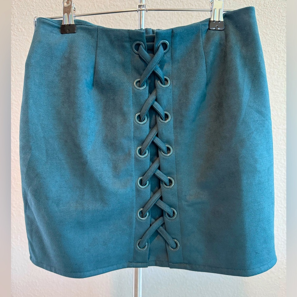 Women’s Shinestar blue mini skirt